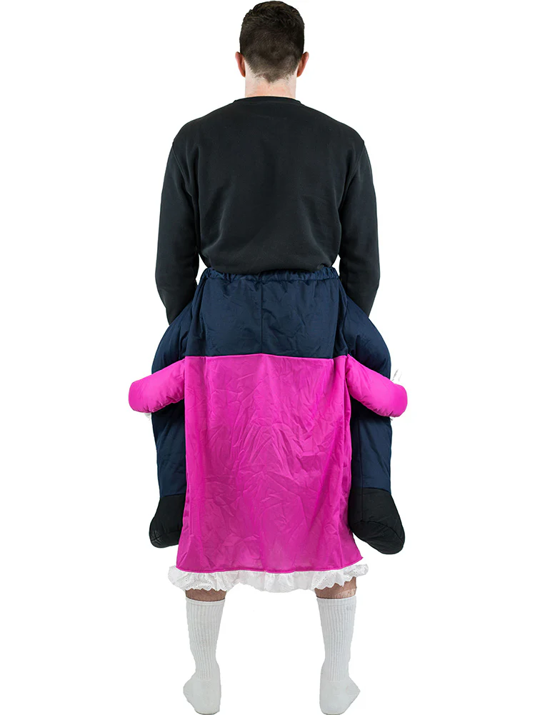 Queen Elizabeth Stuffed Piggyback Adult Costume - Image 7