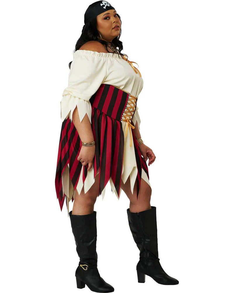 Sultry Sea Pirate Plus Size Womens Costume - Image 4