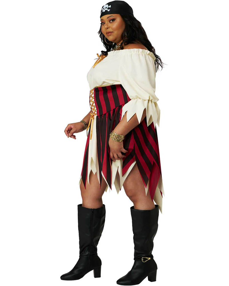 Sultry Sea Pirate Plus Size Womens Costume - Image 5