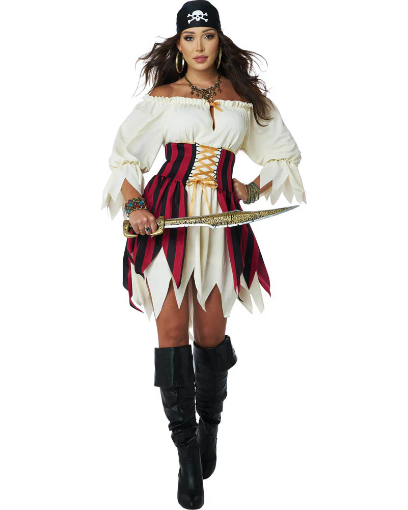 Sultry Sea Pirate Womens Costume - Image 5