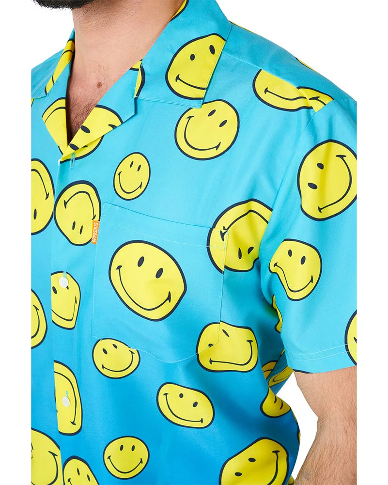 Summer Smiley Fade Opposuit Mens Swim Suit - Image 4
