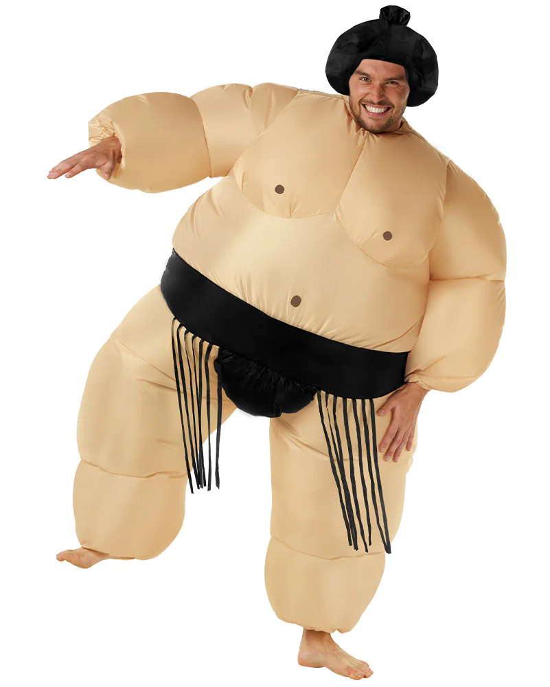 Sumo Black MegaMorph Inflatable Mens Costume - Image 2