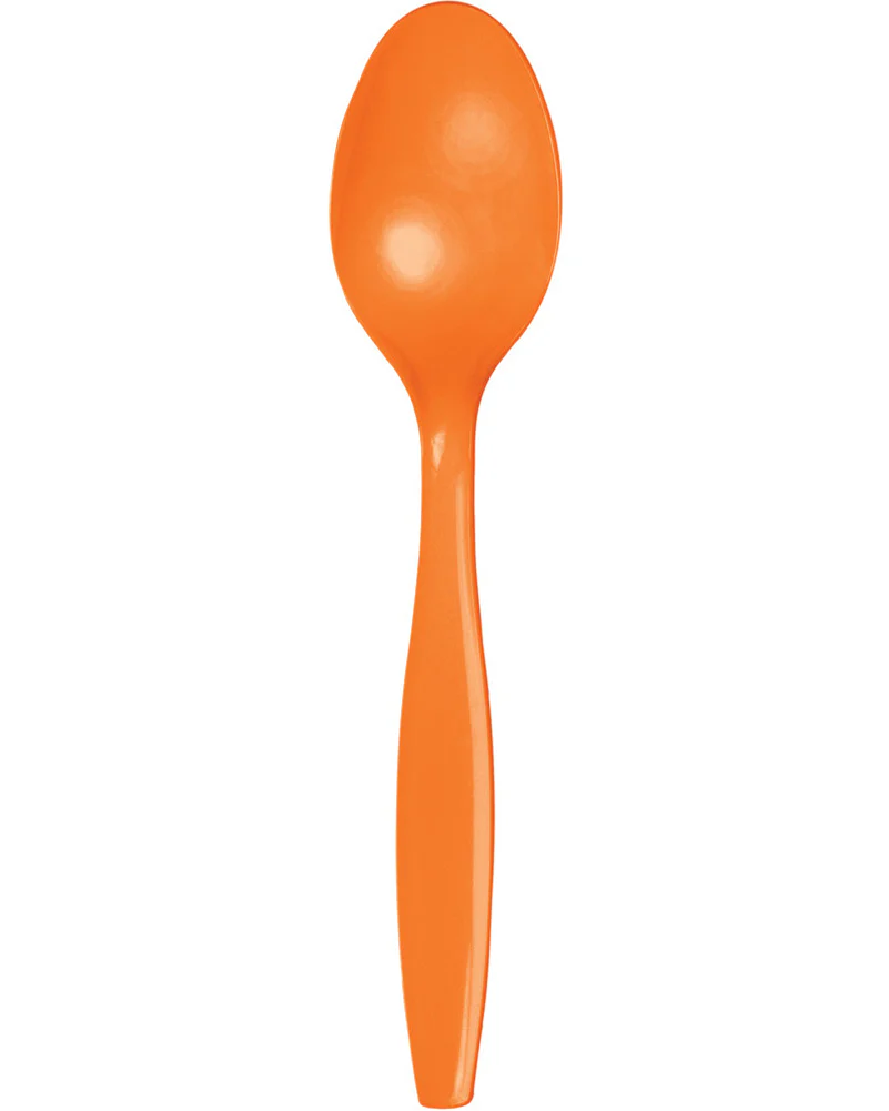 Sunkissed Orange Premium Spoons Pack of 24