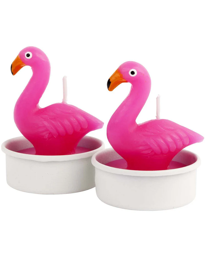 Sunnylife Flamingo Tea Lights Pack of 6 - Image 3