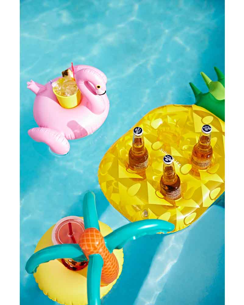 Sunnylife Inflatable Flamingo Drink Holder - Image 3