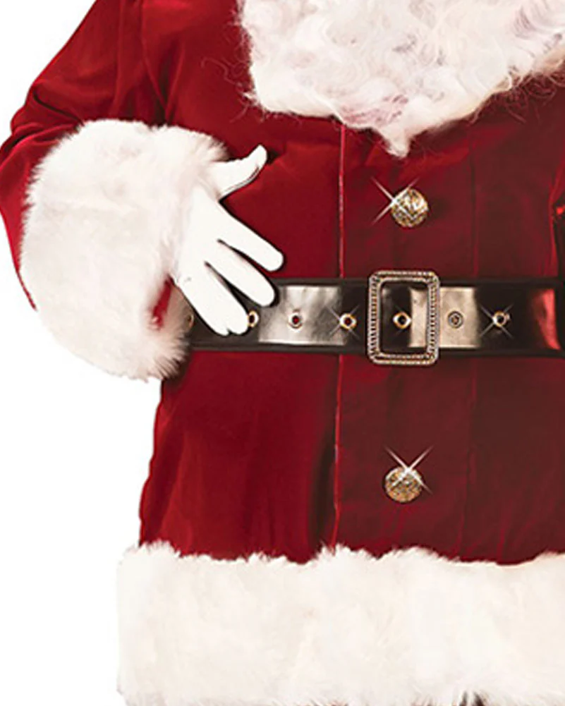 Super Deluxe Santa Suit XXL Mens Christmas Costume - Image 3