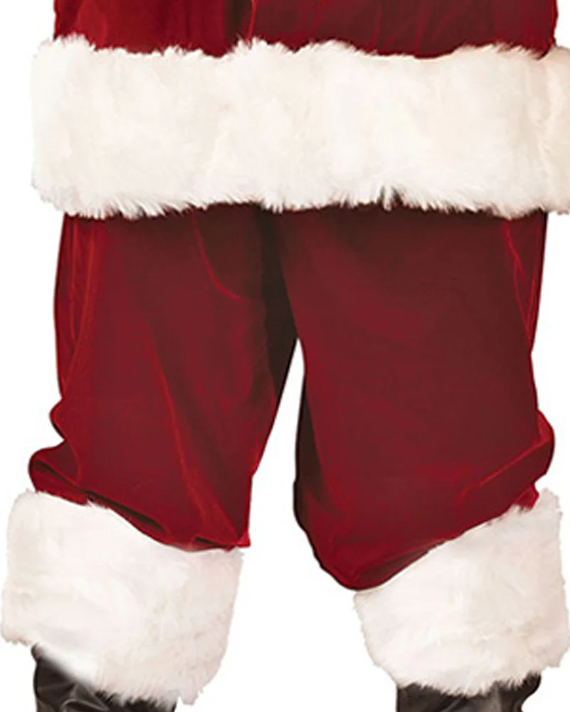 Super Deluxe Santa Suit XXL Mens Christmas Costume - Image 4