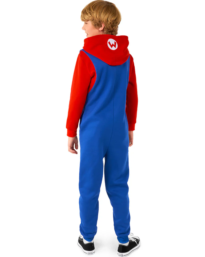 Super Mario Bros Mario Kids Opposuit Onesie - Image 2