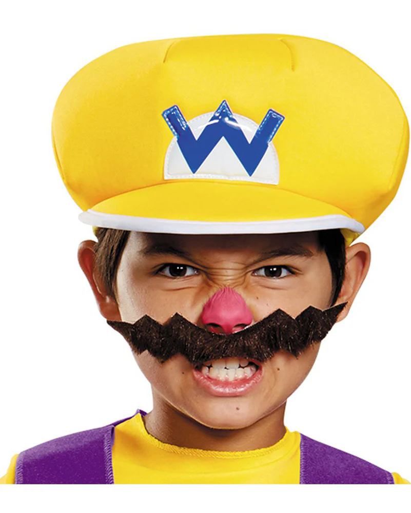 Super Mario Bros Wario Deluxe Boys Costume - Image 2
