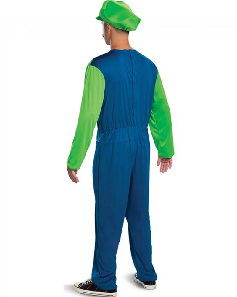 Super Mario Brothers Luigi Classic Mens Costume - Image 2