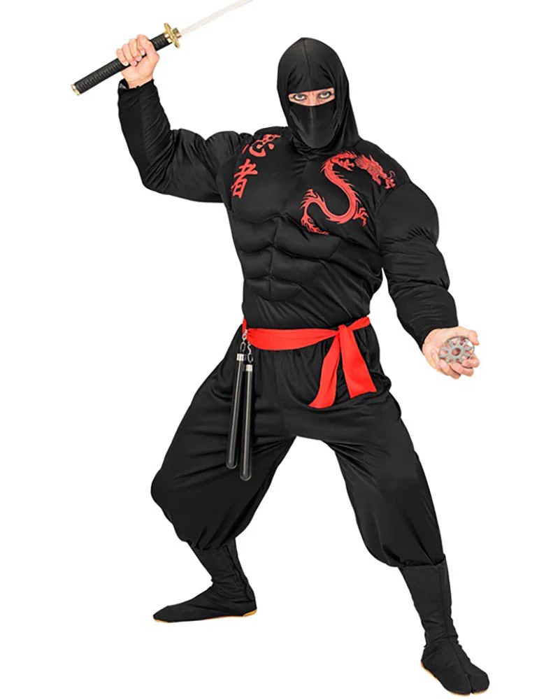 Super Muscle Ninja Mens Costume - Image 3