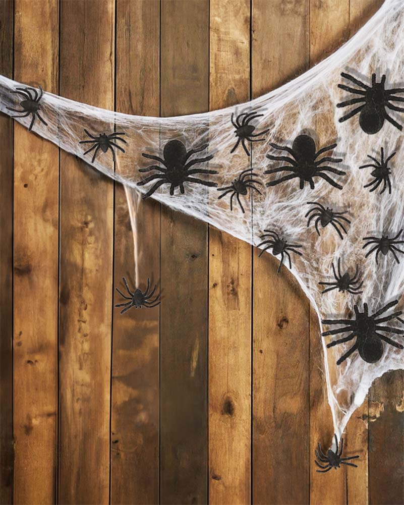 Super Stretch Spider Web 120g with Bonus Spiders - Image 4