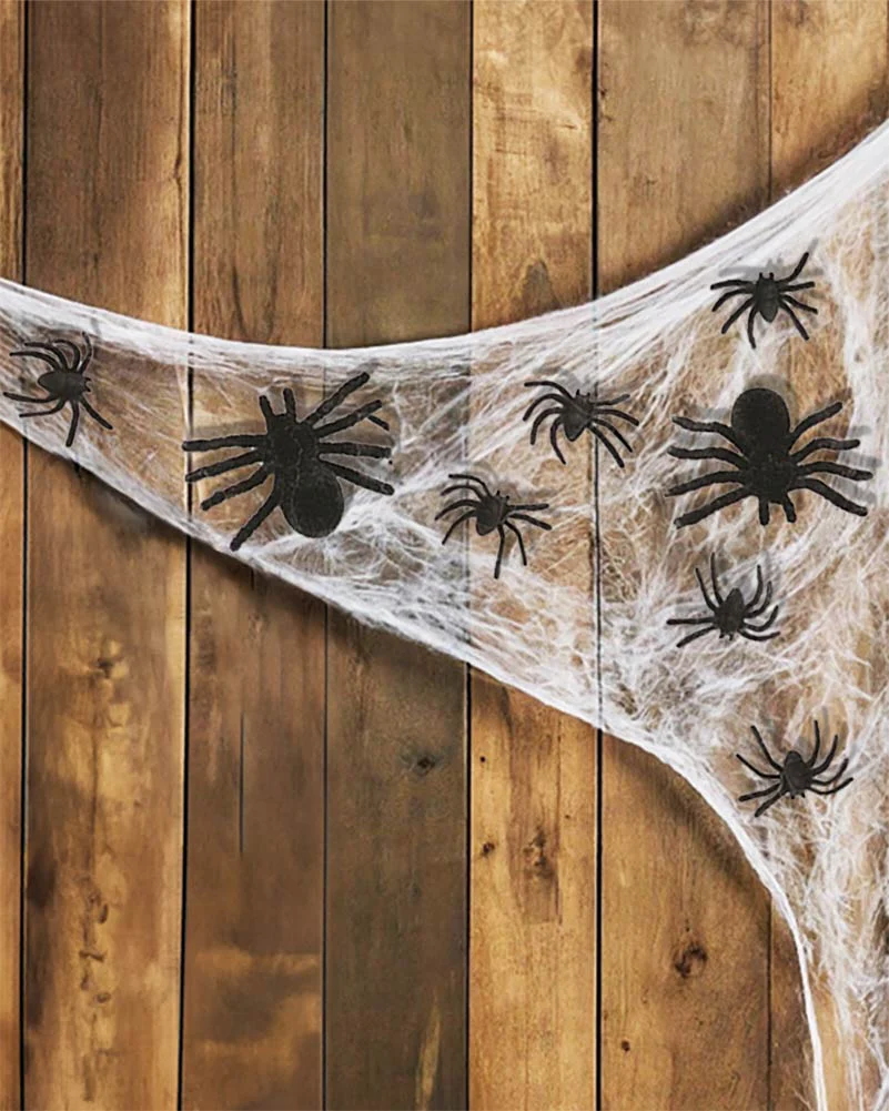 Super Stretch Spider Web 60g with Bonus Spiders - Image 4
