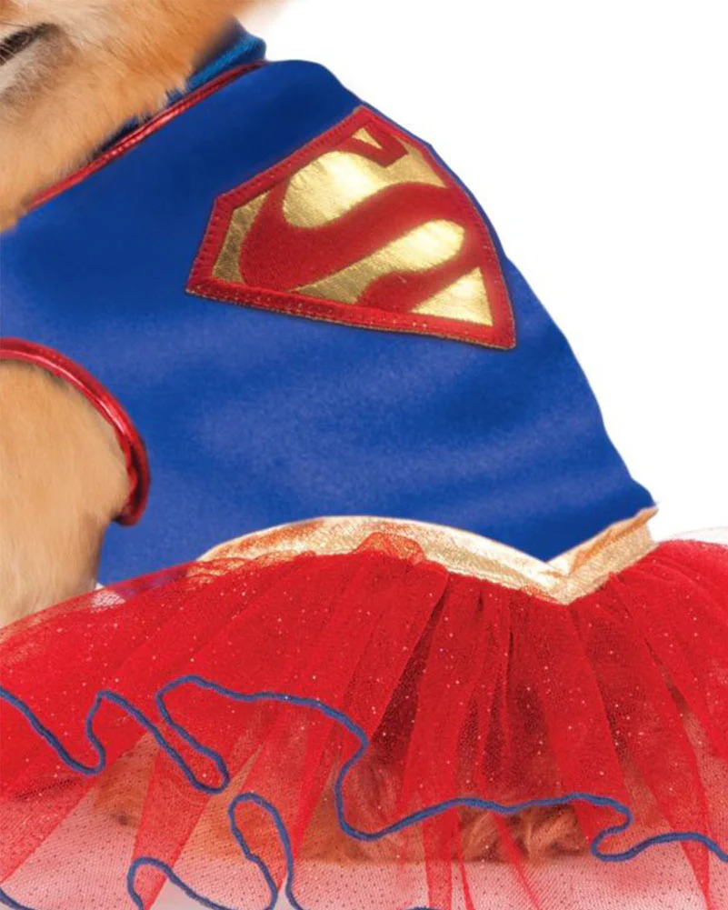 Supergirl Tutu Dress Pet Costume - Image 2
