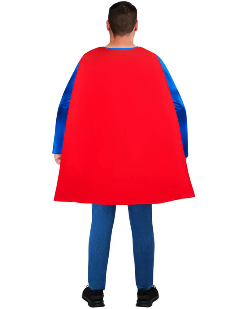 Superman Adult Shirt and Cape Set - Image 2