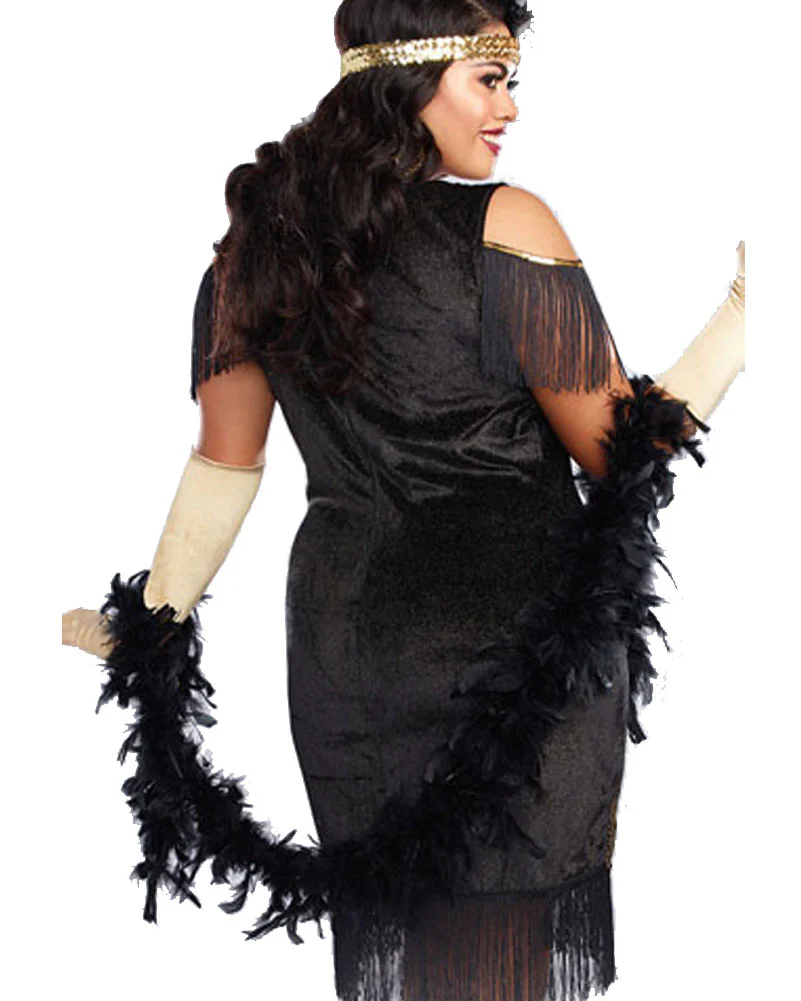 20s Swanky Flapper Womens Plus Size Costume - Image 2