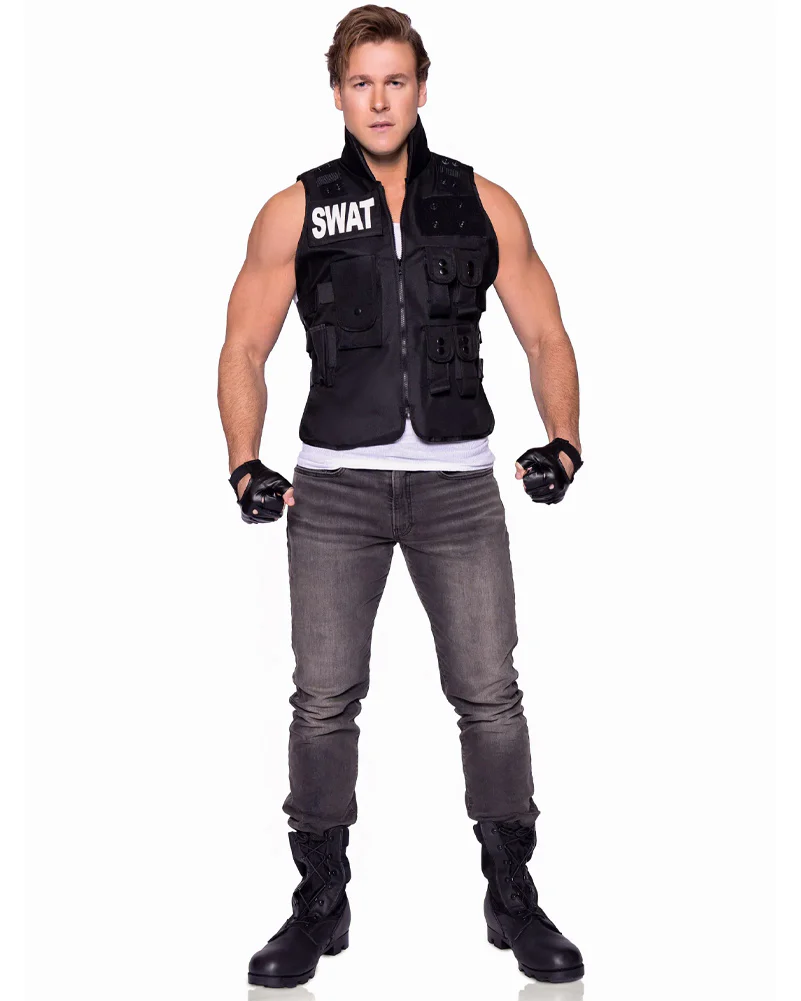 SWAT Commander Deluxe Mens Costume - Image 4