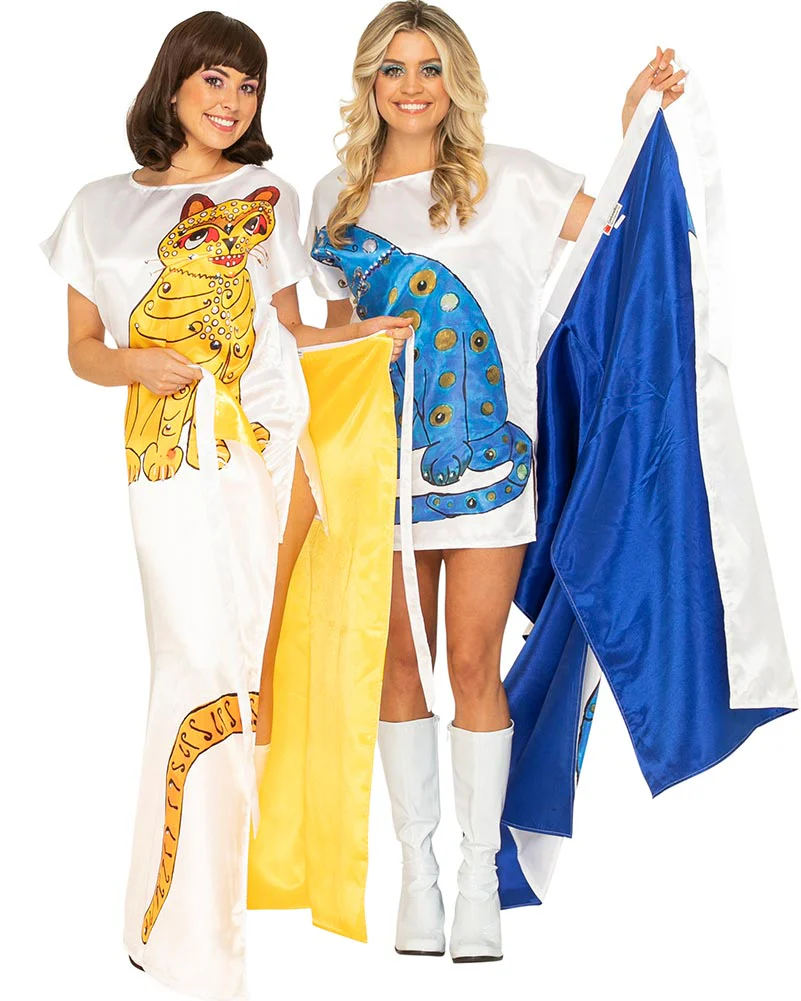 Swedish Superstar Complete Deluxe Blue Cat Womens Costume - Image 15