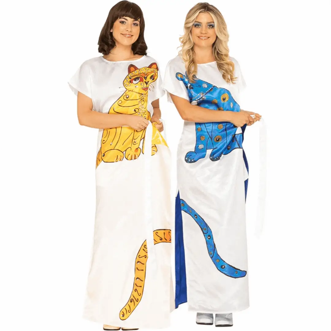 Swedish Superstar Complete Deluxe Yellow Cat Plus Size Womens Costume - Image 13