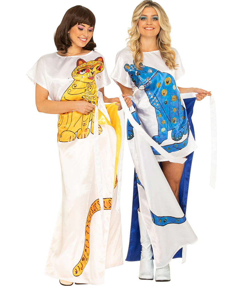 Swedish Superstar Complete Deluxe Yellow Cat Plus Size Womens Costume - Image 15