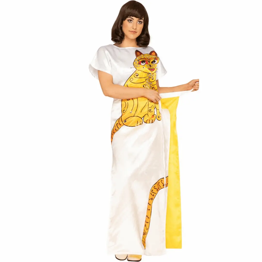 Swedish Superstar Complete Deluxe Yellow Cat Plus Size Womens Costume - Image 2