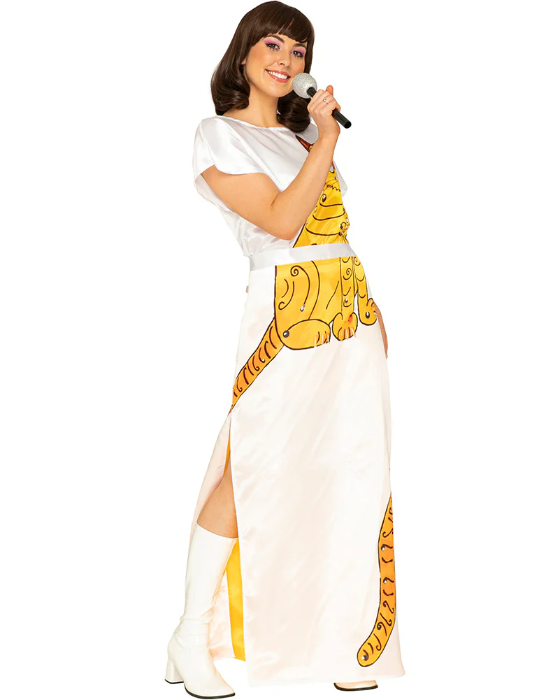 Swedish Superstar Complete Deluxe Yellow Cat Plus Size Womens Costume - Image 3