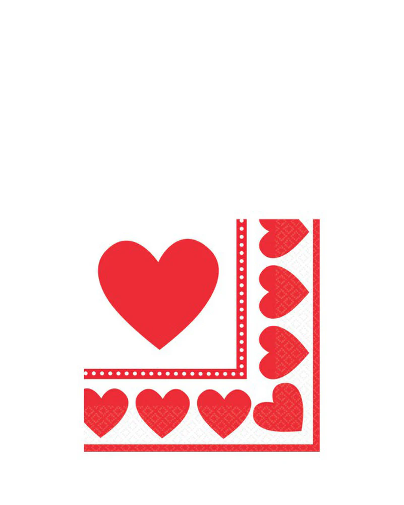 Sweet Love Beverage Napkins Pack of 16