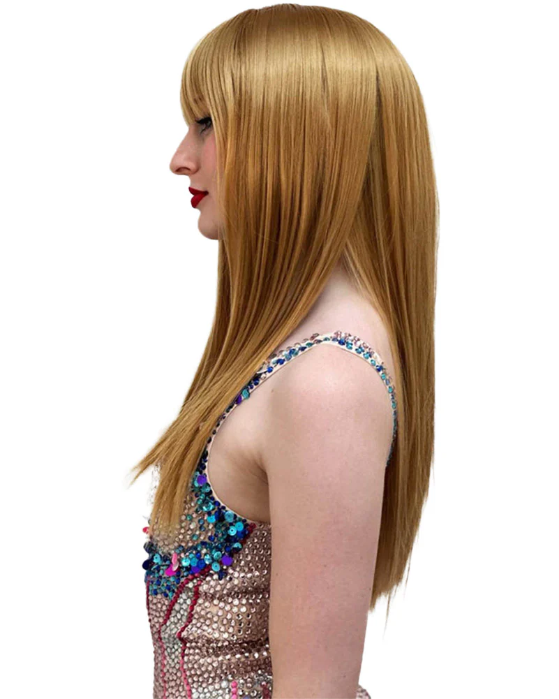Swift Singer Deluxe Long Blonde Wig - Image 5
