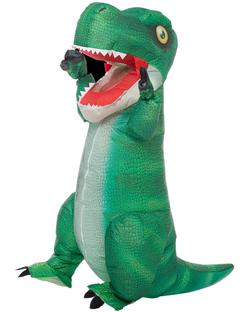 T-Rex Full Body Inflatable Adult Costume - Image 5