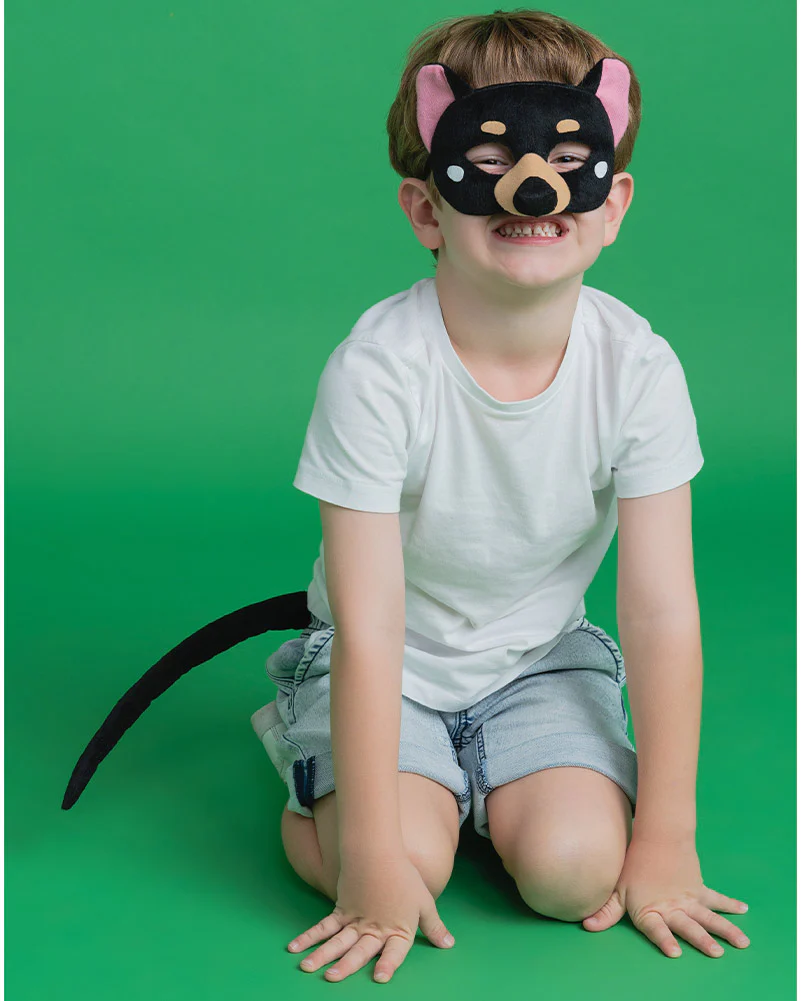 Tassie Devil Deluxe Mask and Tail Set - Image 2