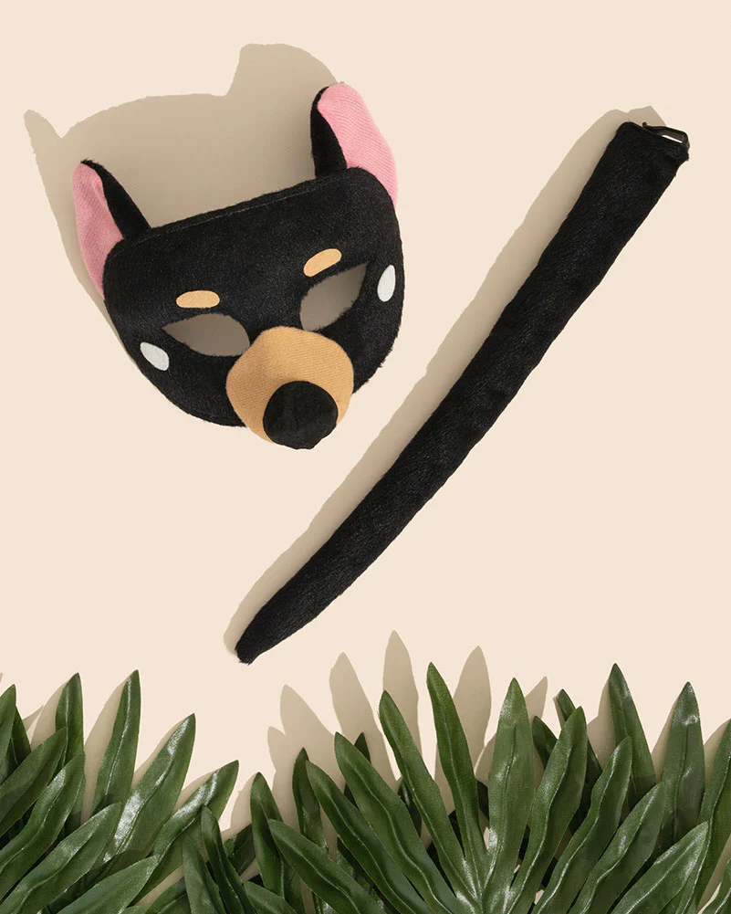 Tassie Devil Deluxe Mask and Tail Set - Image 3