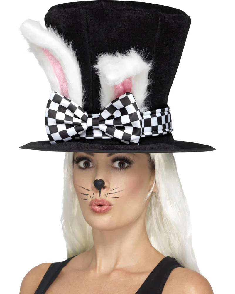 Tea Party March Hare Adult Top Hat - Image 2