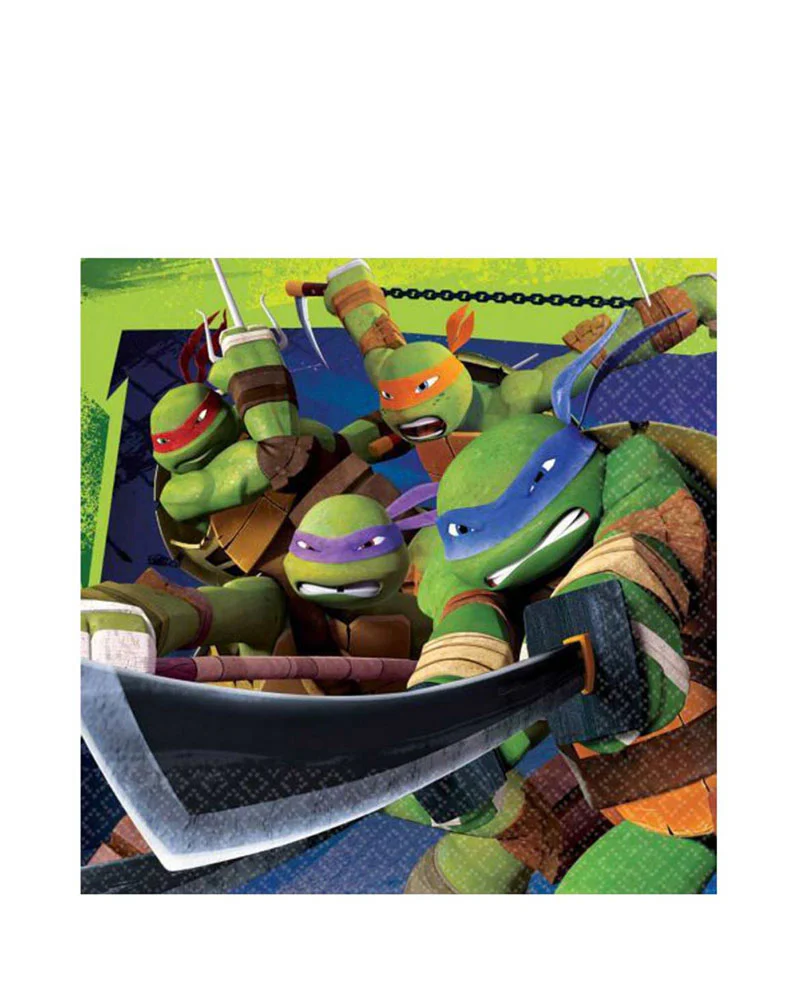 Teenage Mutant Ninja Turtles Lunch Napkins Pack of 16