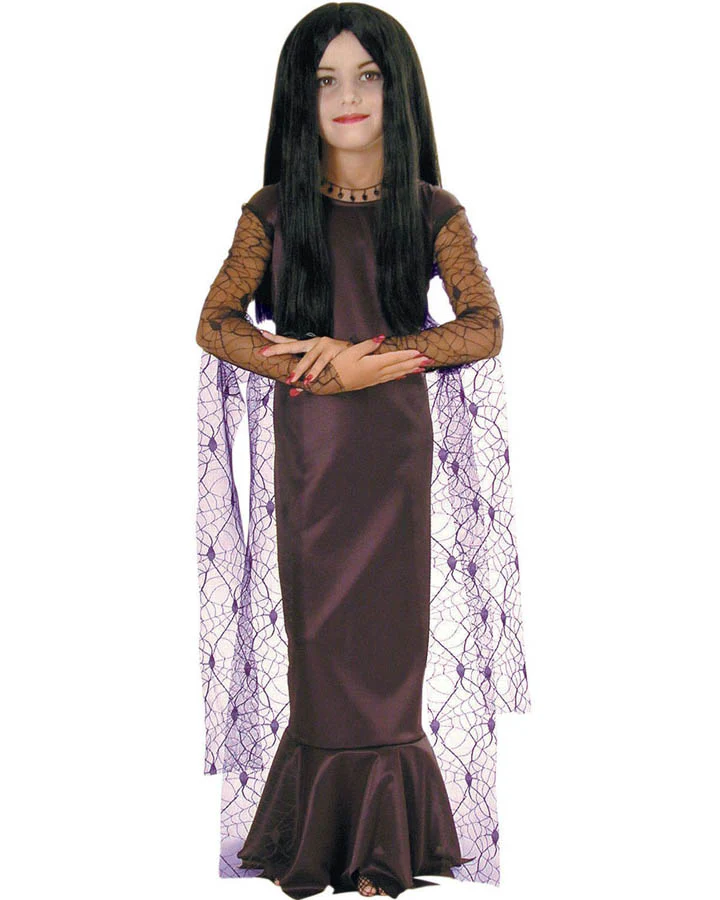 The Addams Family Morticia Girls Costume