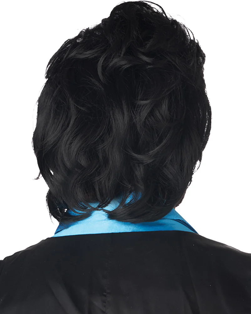 The Full House Black Mullet Wig - Image 2