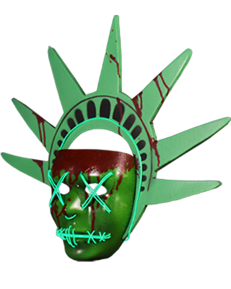 The Purge Lady Liberty Half Mask - Image 2
