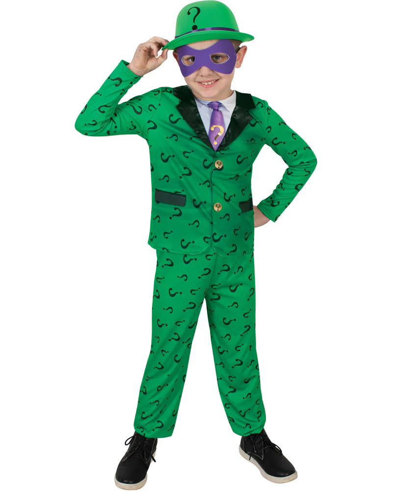 The Riddler Deluxe Boys Costume - Image 3