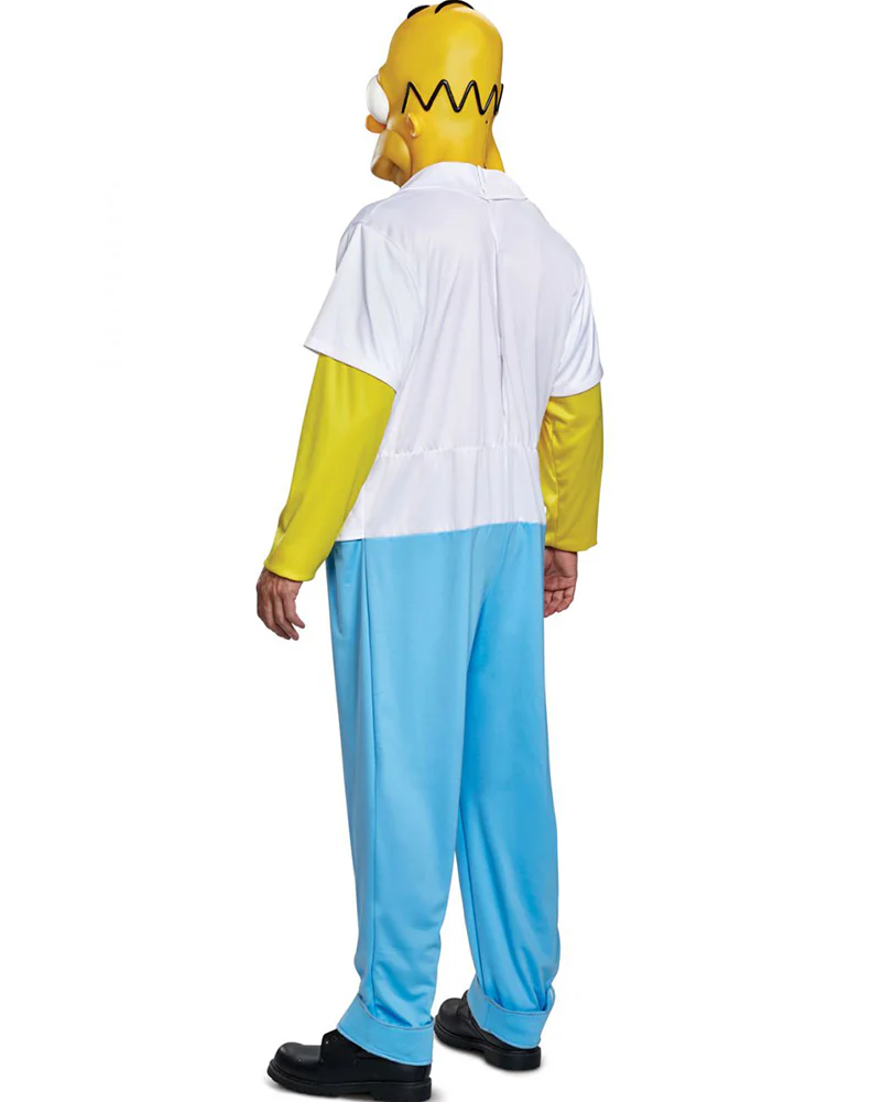 The Simpsons Homer Deluxe Mens Costume - Image 2