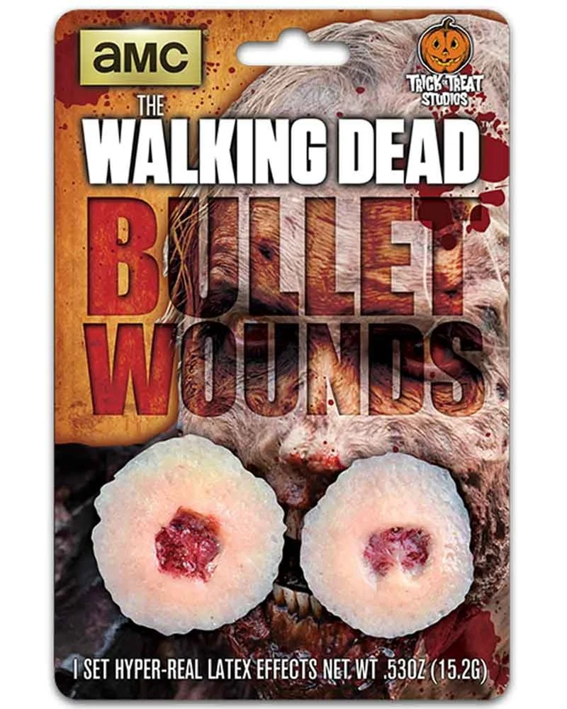 The Walking Dead Bullet Wounds FX Appliance Transfer Prosthetic Wound