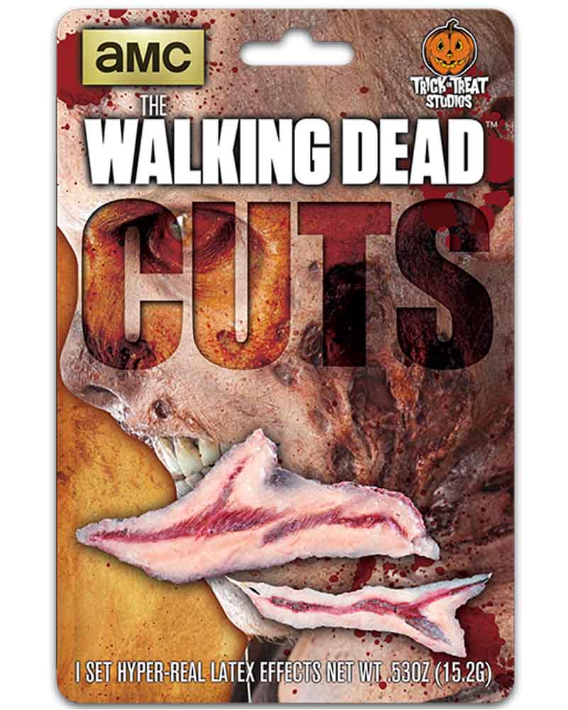 The Walking Dead Cut Wounds FX Appliance Transfer Prosthetic Wound