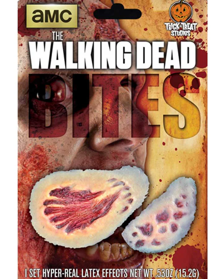 The Walking Dead Zombie Bites FX Appliance Transfer Prosthetic Wound
