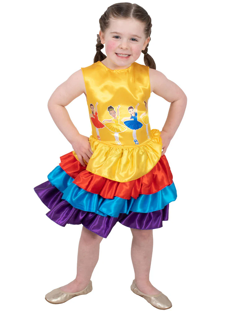 The Wiggles Ballerina Multi-Coloured Girls Costume - Image 2