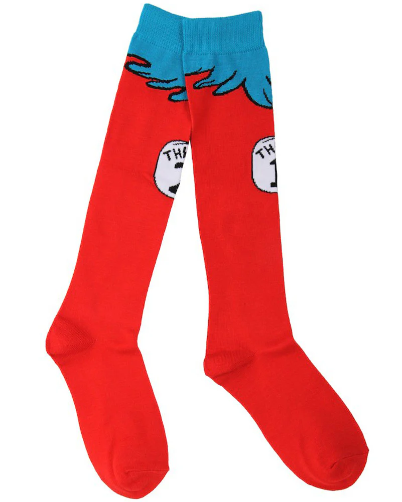 Dr Seuss Thing 1 and 2 Kids Socks - Image 2