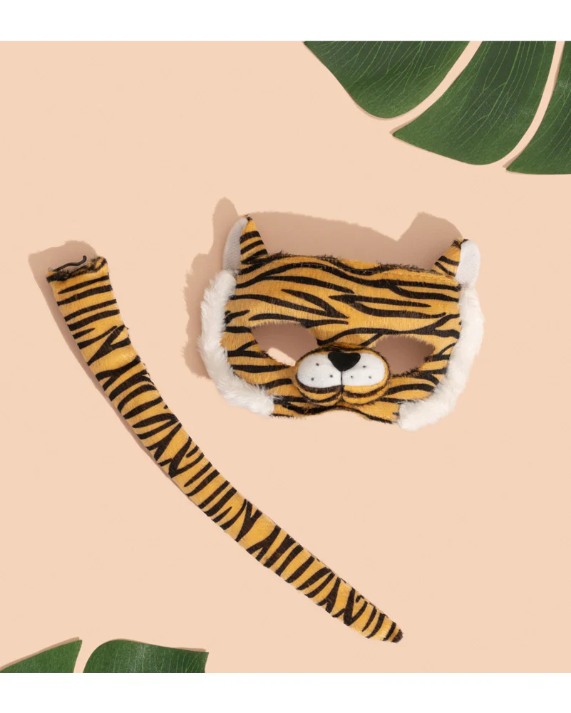 Tiger Animal Mask and Tail Set - Image 3