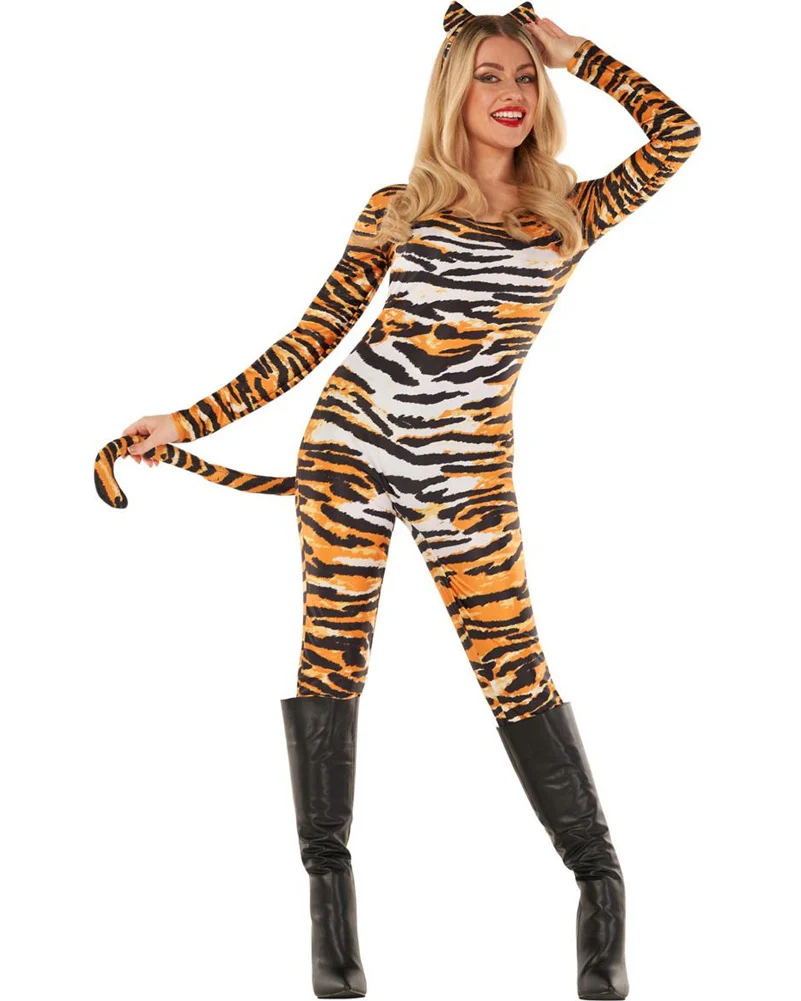 Tiger Bodysuit Womens Costume - Image 3
