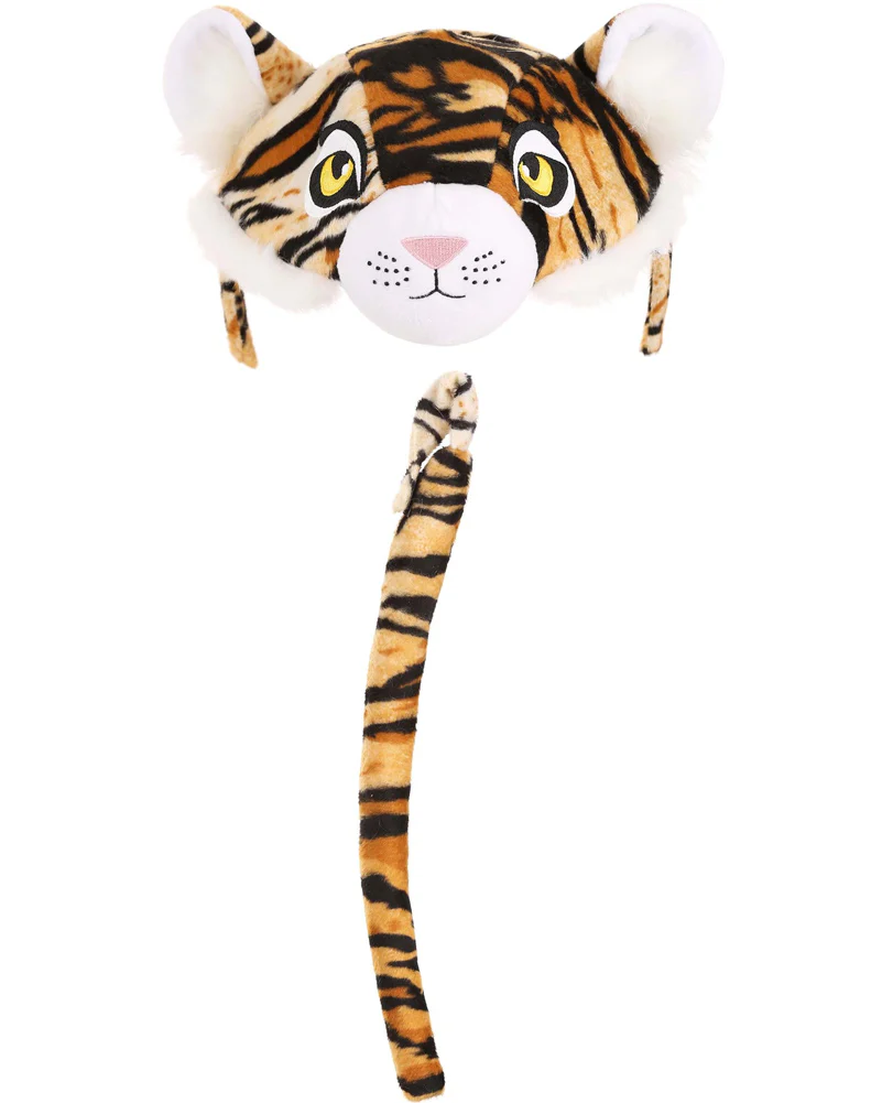 Tiger Headband and Tail Deluxe Set - Image 2