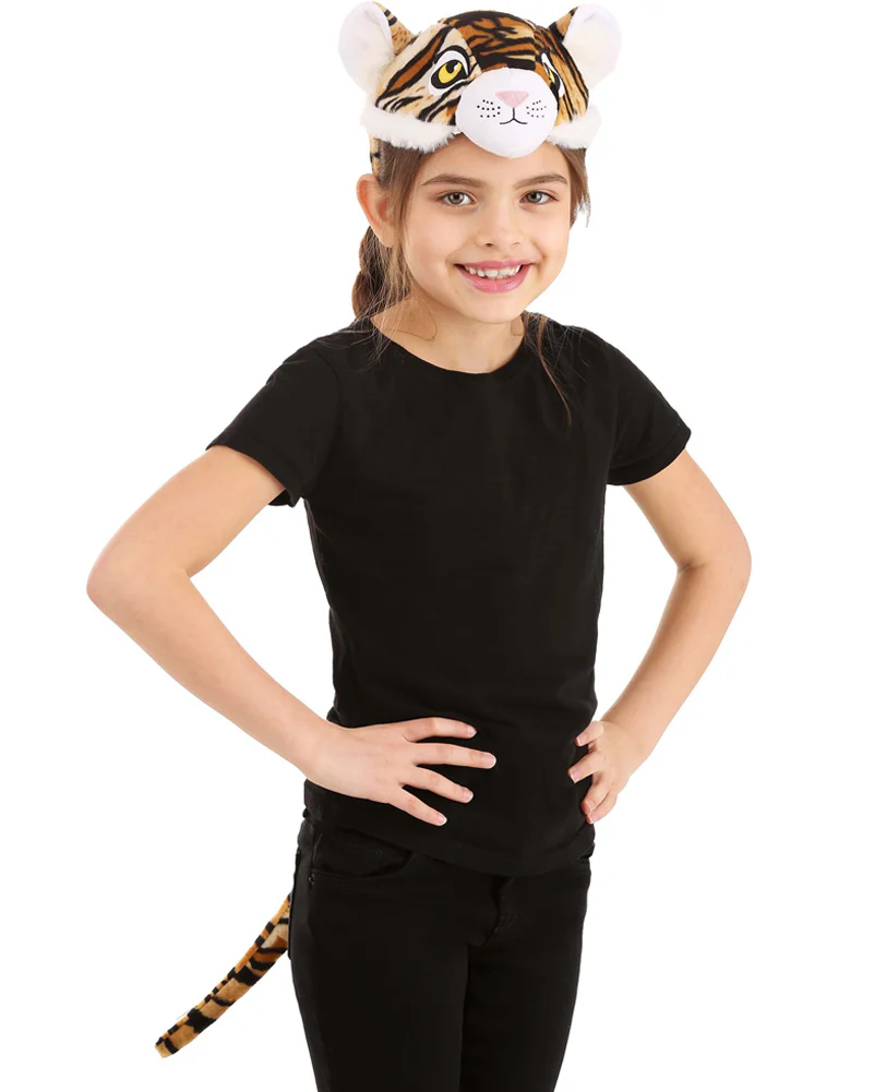 Tiger Headband and Tail Deluxe Set - Image 4