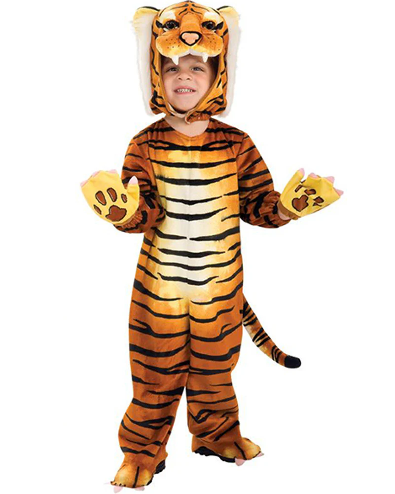 Tiger Jumpsuit Deluxe Toddler Book Week Costume