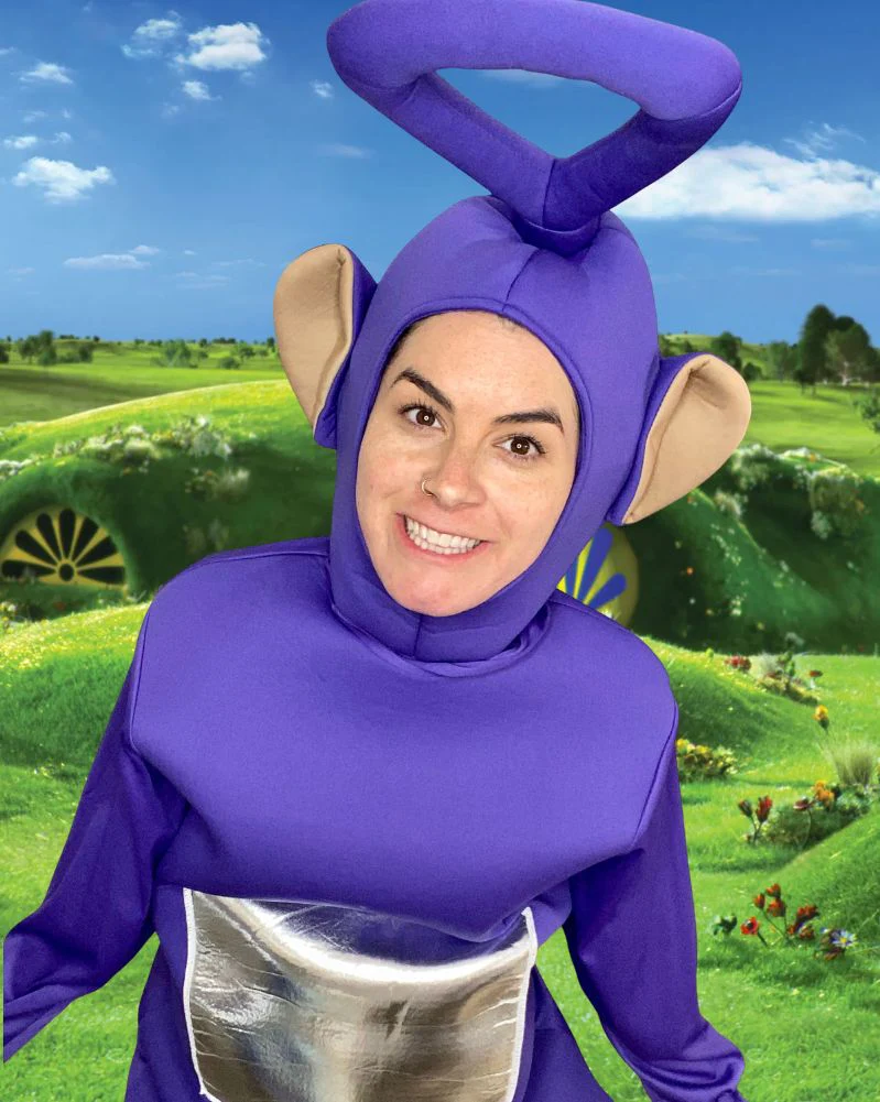Tinky Winky Teletubbies Adult Costume - Image 2