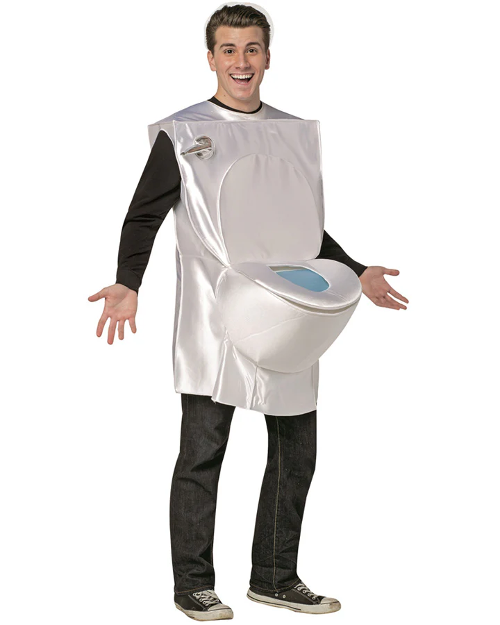 Toilet Adult Costume